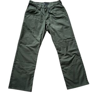 5.11 Tactical Green Cargo Pants Durable Cotton Blend